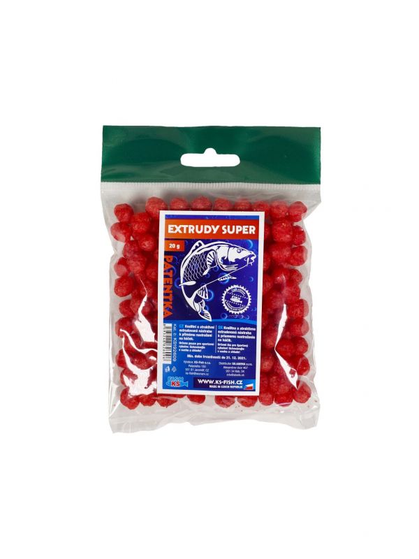 KS Fish extrudy super 20g, patentka KS-fish