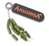 Anaconda wolframové olovo Rig Weights zelená 3,1 mm, 15ks/bal Saenger