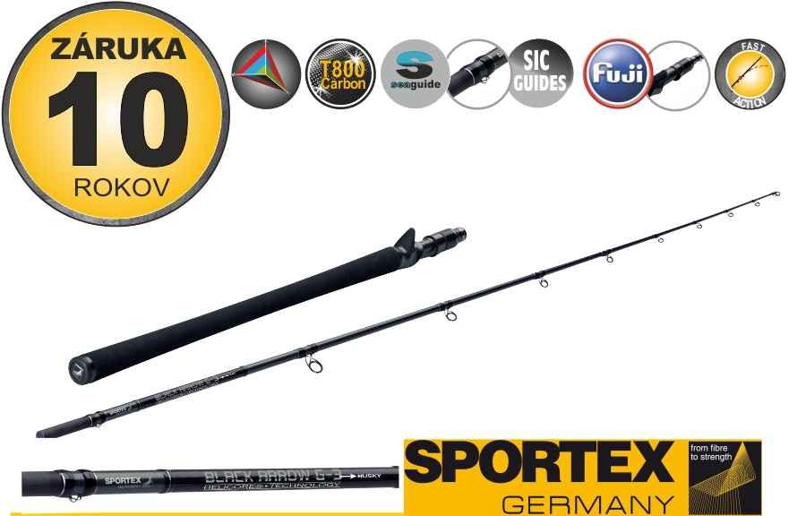 Přívlačový prut Black Arrow G-3 Musky 2-díl Bait 255cm 260g