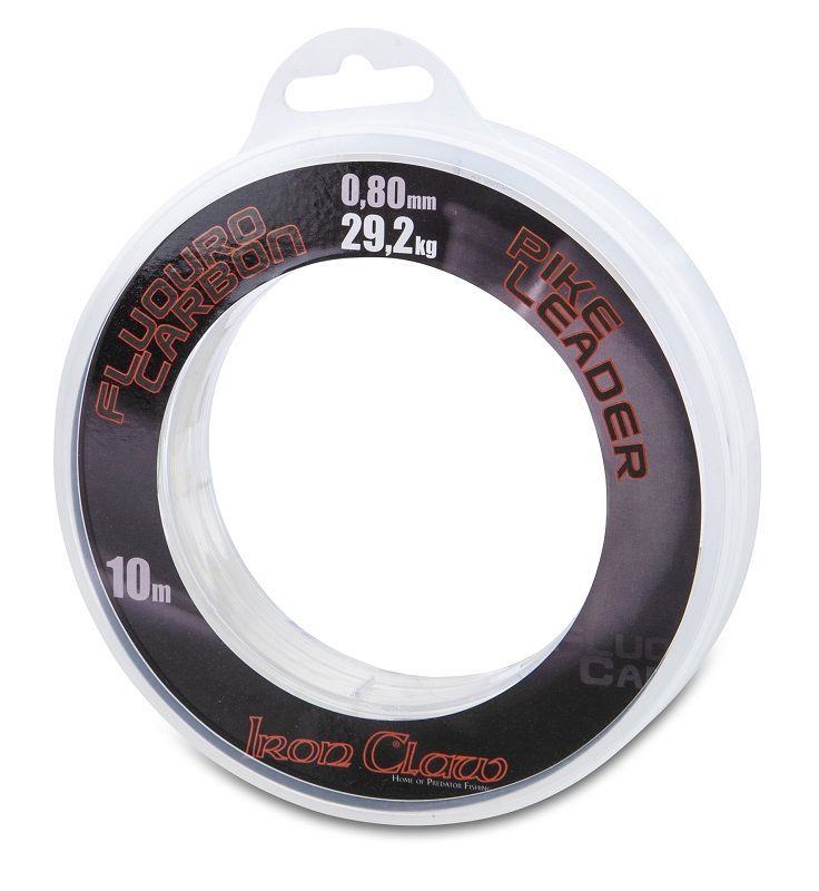 Iron Claw fluorocarbon Pike Leader 0,70 mm 10 m Saenger