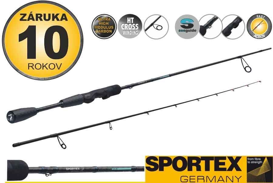 Přívlačový prut SPORTEX Genium ultra light 2-díl 270cm / 2-8g