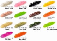 Dipované umělé nástrahy Pupa 38mm / 8ks Earthworm / Hot Pink